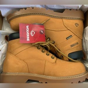 NWT Men’s Wolverine Steel Toe Waterproof Work Boots